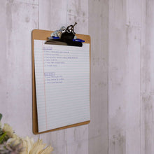 Load image into Gallery viewer, BAZIC Hardboard Clipboard w/ Sturdy Spring Clip - Memo Size