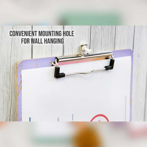 BAZIC Hardboard Clipboard Standard Size Vintage w/ Low Profile Clip