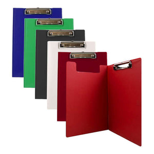 BAZIC PVC Clipboard A4 Size Folder w/ Low Profile Clip