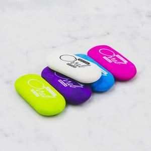 BAZIC Oval Eraser Bright Color (4/Pack)
