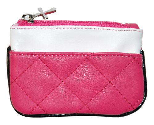 RETRO COIN PURSE - PINK QUILT