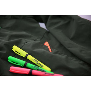 BAZIC Pen Style Fluorescent Highlighter Yellow w/ Cushion Grip (4/Pack)