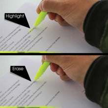 Load image into Gallery viewer, BAZIC Erasable Highlighter Yellow (3/Pack)
