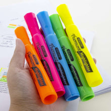 Load image into Gallery viewer, BAZIC Desk Style (Pack) Fluorescent Highlighters Asst Color (12/Pack)