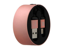 Load image into Gallery viewer, KLIPX KAC-110RG CABLE USB-C TO USB-A RETRACTABLE