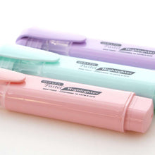 Load image into Gallery viewer, BAZIC PASTEL HIGHLIGHTER w/POCKET CLIP (3/PACK)
