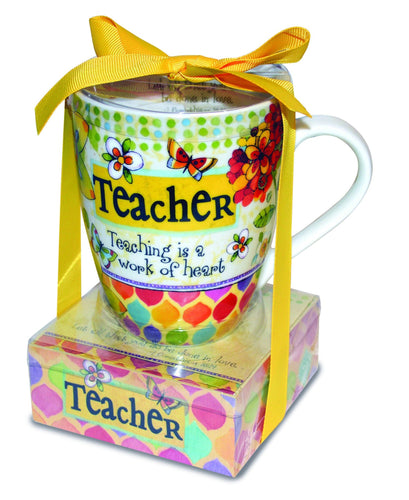 MUG WITH MEMO PAD: TEACHER