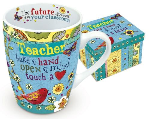 HEARTS N HUGS: BOXED MUG TEACHER