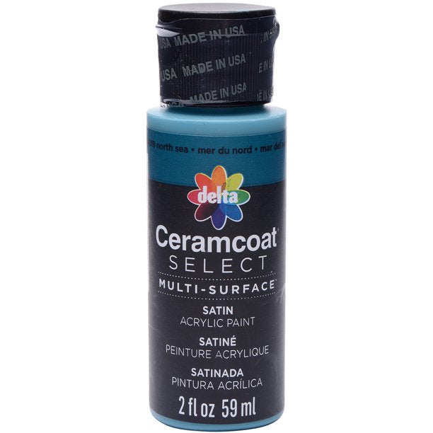 2 O.Z CERAMCOAT SELECT MULTI-SURFACE ACRYLIC PAINT IN NORTH SEA