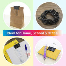 Load image into Gallery viewer, BAZIC LARGE 2&quot; (51MM) BLACK BINDER CLIP (12/BOX)