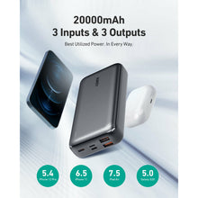 Load image into Gallery viewer, AUKEY BASIX PLUS SERIES 20000MAH MULTI-PORT POWER BANK