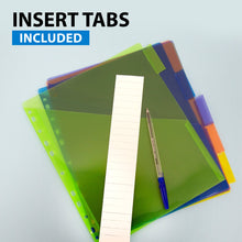 Load image into Gallery viewer, BAZIC Pockets Dividers w/ 5-Insertable Color Tabs