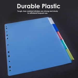 BAZIC Dividers w/ 5-Insertable Color Tabs