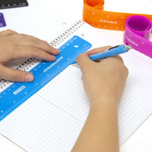 Load image into Gallery viewer, BAZIC Shatterproof Flexible Ruler 12&quot; (30cm)