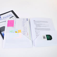 Load image into Gallery viewer, BAZIC Poly Portfolio View Cover w/ 2-Pocket