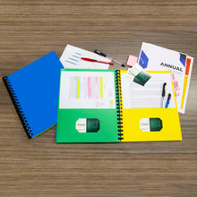 Load image into Gallery viewer, BAZIC 8-Pockets Portfolios Folder w/ View Cover
