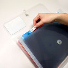 Load image into Gallery viewer, BAZIC Expanding File Letter Size Rainbow Poly 7-Pocket