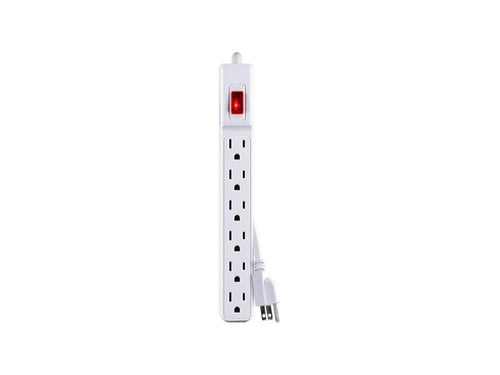 CyberPower GS60304 Power Strip - 3 ft Cord - 125 V AC Voltage - White
