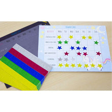 Load image into Gallery viewer, BAZIC ASSORTED COLOR FOIL STAR LABEL 660PK