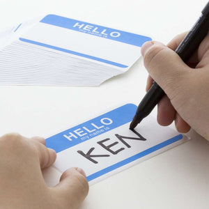 BAZIC "HELLO MY NAME IS" NAME BADGE