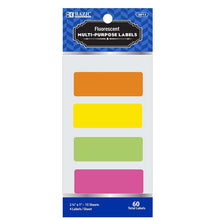 Load image into Gallery viewer, BAZIC 2 3/4&quot; * 1&quot; FLUORESCENT MULTIPURPOSE LABELS