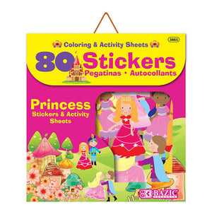 BAZIC Princess Series Assorted Sticker (80/Bag)  (80/BAG)