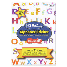 Load image into Gallery viewer, BAZIC Alphabet Plastic Sticker book