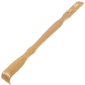 BAMBOO ROLLER BACK SCRATCHER IN TUD DISPLAY