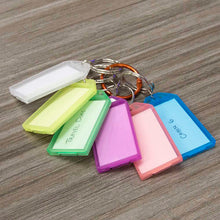 Load image into Gallery viewer, KEY TAG - BAZIC WITH HOLDER &amp; LABEL WINDOW