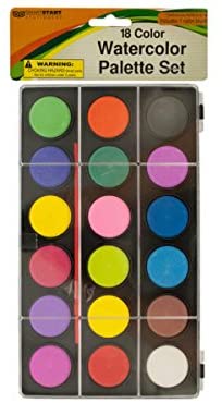 WATERCOLOR PAINT PALETTE SET WITH BRUSH