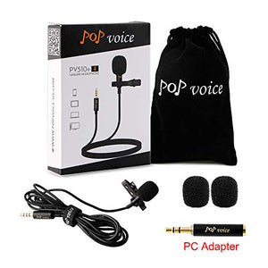POP VOICE PROFESSIONAL LAVALIER  LAPEL MICROPHONE