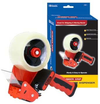 BAZIC RUBBER GRIP PREMIUM COMFORT PACKING TAPE DISPENSER