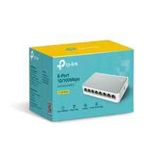 Load image into Gallery viewer, TP-LINK TL-SF1008D 10/100Mbps 8-Port Unmanaged Desktop Switch, Power-saving