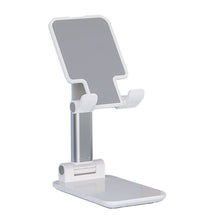 Load image into Gallery viewer, ADJUSTABLE CELL PHONE STAND (FOLDABLE) WHITE