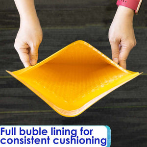 BAZIC Self-Seal Bubble Mailers (#0) 6" x 9.25" (4/Pack)