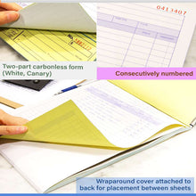 Load image into Gallery viewer, BAZIC 50 SETS 8 3/8&quot; X 10 11/16&quot; 2-PART CARBONLESS ALL PURPOSE ORDER BOOK