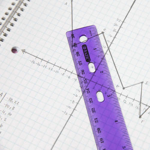 BAZIC Notebook Spiral Quad-Ruled 4-1" 100 Ct.