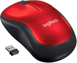 LOGITECH M185 MOUSE OPTICAL RED