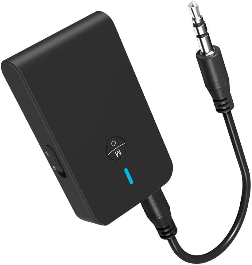 ZIIDOO Bluetooth 5.0 Transmitter and Receiver, 3-in-1 Wireless Bluetooth Adapter