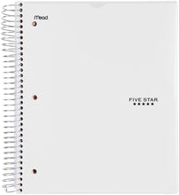 Load image into Gallery viewer, FIVE STAR NOTEBOOK W/CLEARVIEW 5 SUBJECT 100S