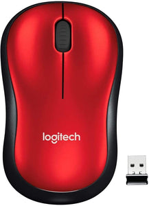 LOGITECH M185 MOUSE OPTICAL RED
