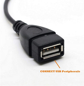 AUVIPAL 2-IN-1 MICRO USB TO USB OTG ADAPTER CABLE