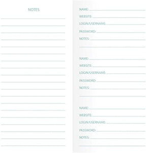 PASSWORD JOURNAL - BOTANIC