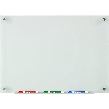 GLASS DRY ERASE BOARD CORK STRIP 23 * 35 GLASS WITH FROSTED SURFACE MOUNT