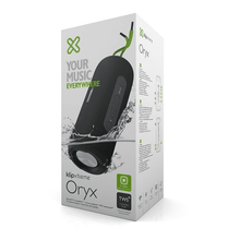 Load image into Gallery viewer, KLIPX ORYX WATERPROOF BLUETOOTH SPEAKER BLACK