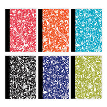 Load image into Gallery viewer, BAZIC 80CT 5&quot;*7&quot; FLORAL POLY COVER PERSONAL COMPOSITION BOOK