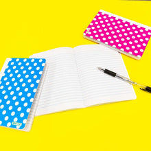 Load image into Gallery viewer, BAZIC 80CT 5&quot; * 7&quot; POLKA DOT POLY COVER PERSONAL COMPOSITION BOOK