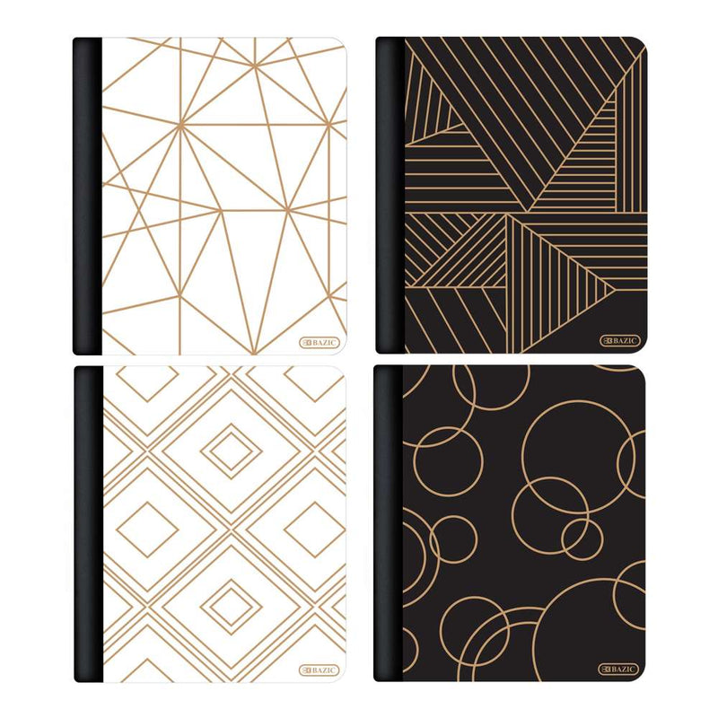BAZIC Composition Book Geometric C/R 80 Ct.