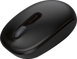 MICROSOFT WIRELESS MOBILE MOUSE 1850 - OPTICAL 2.4GHZ USB WIELESS RECEIVER BLACK