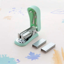 Load image into Gallery viewer, BAZIC MINI PASTEL COLOR STANDARD (26/6) STAPLER W/ 500 CT/ STAPLES